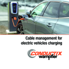 Cable management for electric vehicles charging